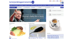 Desktop Screenshot of lomejordelagastronomia.com